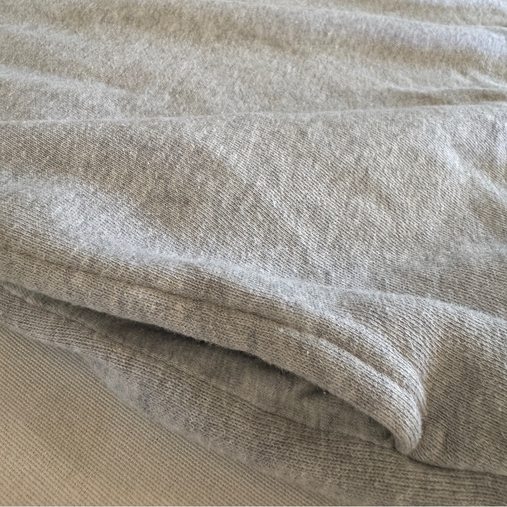 Aerie Gray Mock Neck Sweatshirt Women XS Soft Fleece Pullover Cozy Lounge - Picture 6 of 6